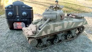 M4 Sherman RC Panzer - 1/24 Forces of Valor / Warthunder Edition von Torro-Shop // Test & Testfahrt