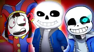 Sans Reacts to If SANS was in THE AMAZING DIGITAL CIRCUS (Animation)