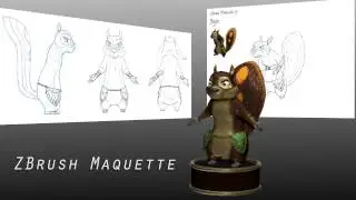 Zbrush Maquette from concept illustrations