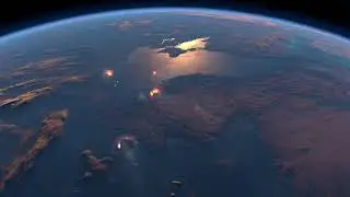 Asteroid Collision & UFO Landing