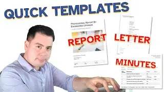 Write quickly with these 4 templates (how to set up these templates) | For Professionals