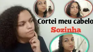 CORTEI MEU CABELO SOZINHA EM CASA *será que deu certo?*