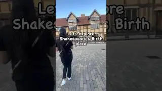 Shakespeare birth place in the Uk #shakespeare #ytshort