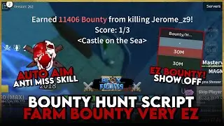 Blox Fruits Bounty Hunt Script! +99999 AURA IF U HAVE 30M BOUNTY!!! GET THIS SCRIPT NOW