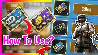 How To Use EXP Card In PUBG Mobile | PUBG Mobile EXP Card Use