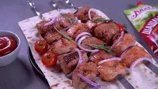 Шашлык в маринаде с кетчупом