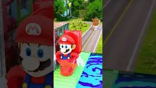 Open Bridge Over BOLLARD SPIKES in PORTAL ft. Among Us, SpongeBob and Mario Toilets