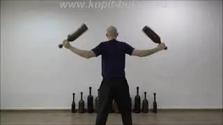 Комплекс с булавами В. Волгина. СЛОЖНО-КООРДИНАЦИОННЫЕ УПРАЖНЕНИЯ, часть 1