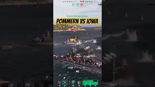 Devastating Battleship POMMERN world of warships shorts #worldofwarships #wows #wworld #gaming