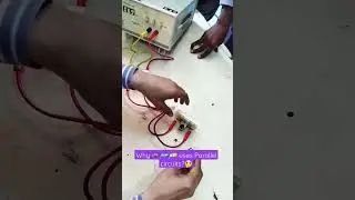 Why Automobiles use parallel circuits? Explained #iti #mmvtrade #autoelectrician @Autotechedu