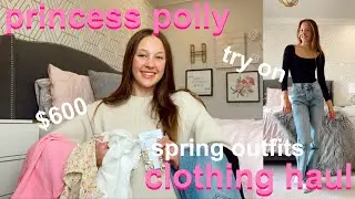 SPRING CLOTHING TRY ON HAUL | princess polly try on haul 2023
