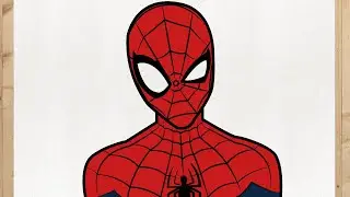 SPIDERMAN Zeichnen Einfach (Marvel Zeichnen) Anfänger und Schritt für Schritt