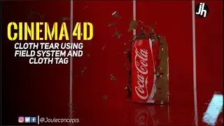 Cinema 4D: Tearing Cloth effect Using Cloth Tag and Field System