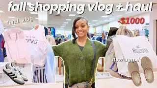 FALL SHOPPING VLOG 🍁 | huge fall clothing haul, new wardrobe + outfit inspo