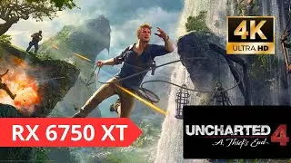 [4k] UNCHARTED 4 | RX 6750 XT | Ryzen 5600 | Ultra