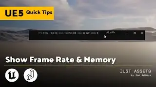 Unreal Engine Quick Tip | Show Frame Rate & Memory