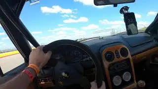 McMiata baseline hot lap at Circuit of the Americas