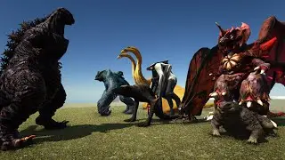 SHIN GODZILLA vs TEAM KAIJU