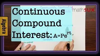 Compound Interest Formula Continuously