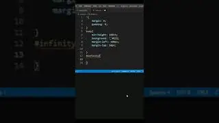 Pure CSS Infinity shape Design  in Html and Css (Short tutorial) 