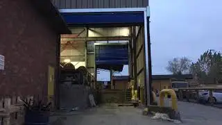 PVC Katlanır Depo Kapısı