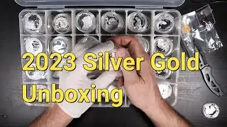 👀 2023 New Gold Silver Unboxing 👀