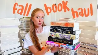 Fall Book Haul! 👻📖 (cozy + spooky books)