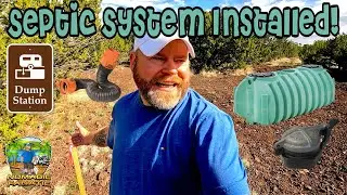My Own Dump Station! Off-Grid Septic System Installed at Homestead