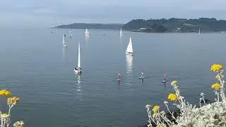 SAILING INTO THE SOUND - 3 minutes of beauty in PLYMOUTH SOUND