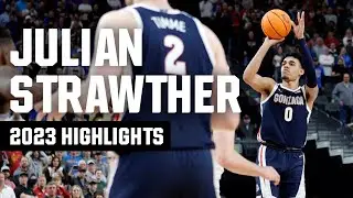 Julian Strawther 2023 NCAA tournament highlights