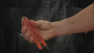 Трюк с ножом бабочка.