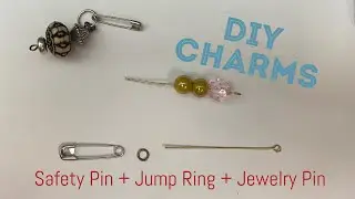 Making These Charming Safety Pin Dangles