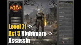 Diablo 2: Resurrected Ladder - Assassin Act 5 Nightmare