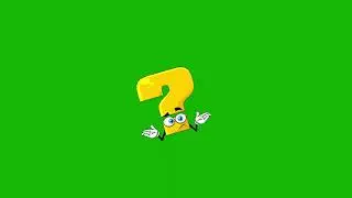 Funny Question Mark Green Screen || Question Mark
