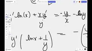logarothmic differentiation previpus ear question class - 12 isc
