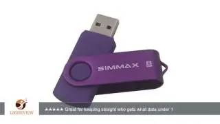 SIMMAX 5Pcs 8GB Usb Flash Drive Usb 2.0 Flash Drive Memory Stick Fold Storage Thumb Stick Pen Swivel