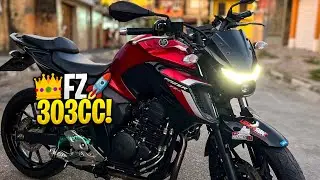 NOTURNO DE FZ25 COM 303cc E CABEÇOTE PREPARADO