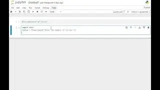 Python program 8 - Calculating the Circumference of Circle.