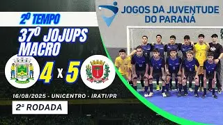 #EP2273 37º JOJUPS 2025 2º tempo Jaguariaíva x Curitiba futsal masculino 16/08/2025