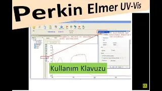 UV-Vis Cihazında Yapılabilecek İşlemler, Perkin Elmer Lambda 25 UV-Vis Spektroskopi Cihazı Kullanımı