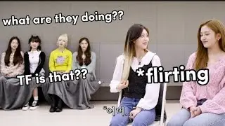 gaeul was attracted to a bad girl yujin