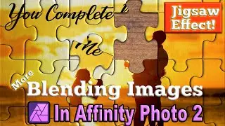 Blending Multiple Images in Affinity Photo: Jigsaw Puzzle Effect