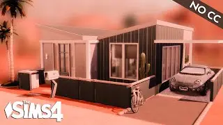 Modern Starter Home No CC - The Sims 4