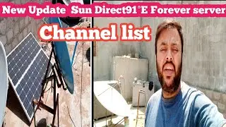 Big New Update || Sun direct 91°E Forever server || chaneel list