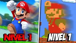 JUGUE los primeros niveles de SUPER MARIO BROS