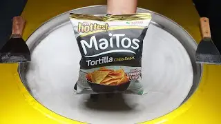 ASMR Ice Cream Hottest MaiTos Tortilla Chips Snack Ice Cream Rolls