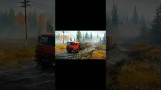 КАМАЗ-4310 едет за кирпичами 