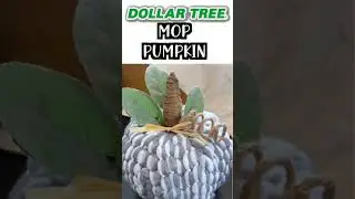DOLLAR TREE FALL DIY | Mop Pumpkin 