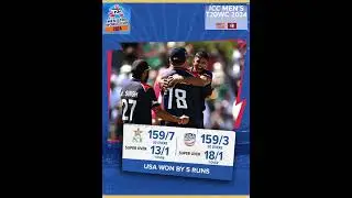 Huge Upset! Pakistan🇵🇰 Suffers Defeat from USA🇺🇸 in Super Over in T20 WC 2024