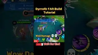 Dyrroth 1hit build Tutorial Mobile legends 